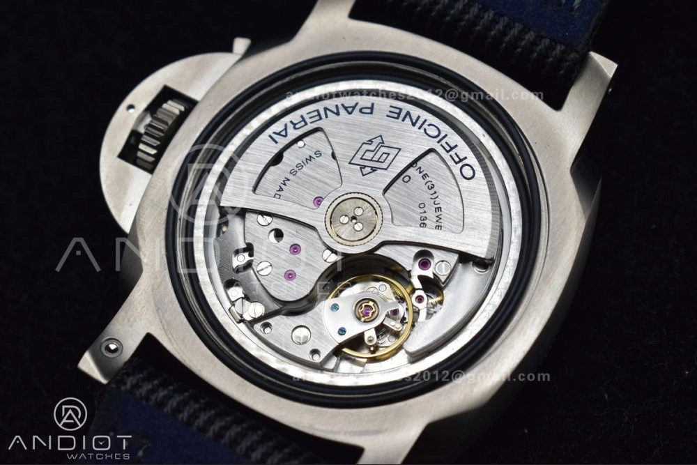 PAM984 Mike Horn Submersible VSF 1:1 Best Edition Black Dial on Black Nylon Strap P.9010 Clone