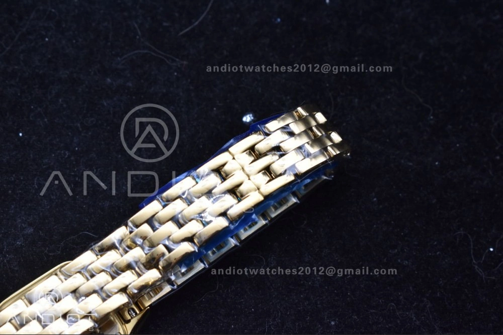 Panthère 22mm BVF 1:1 Best Edition Full YG White Dial On Full YG Bracelet Ronda Quartz