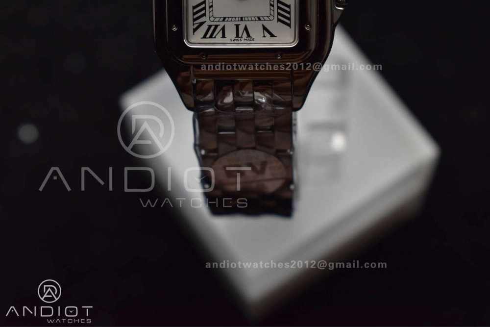 Panthère 22mm BVF 1:1 Best Edition SS White Dial on SS Bracelet Ronda Quartz