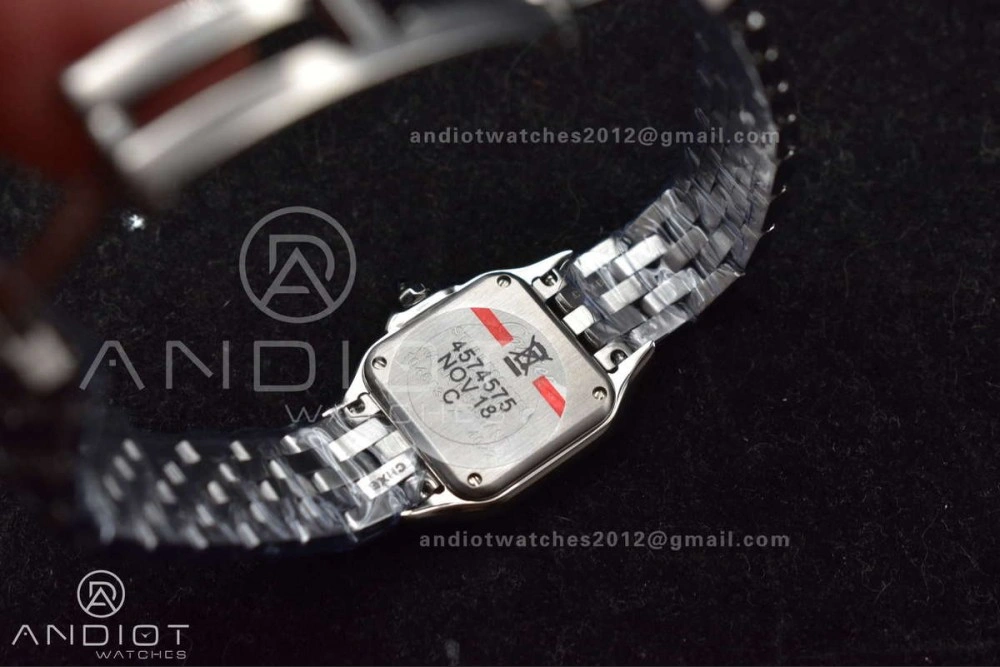 Panthère 22mm BVF 1:1 Best Edition SS White Dial on SS Bracelet Ronda Quartz