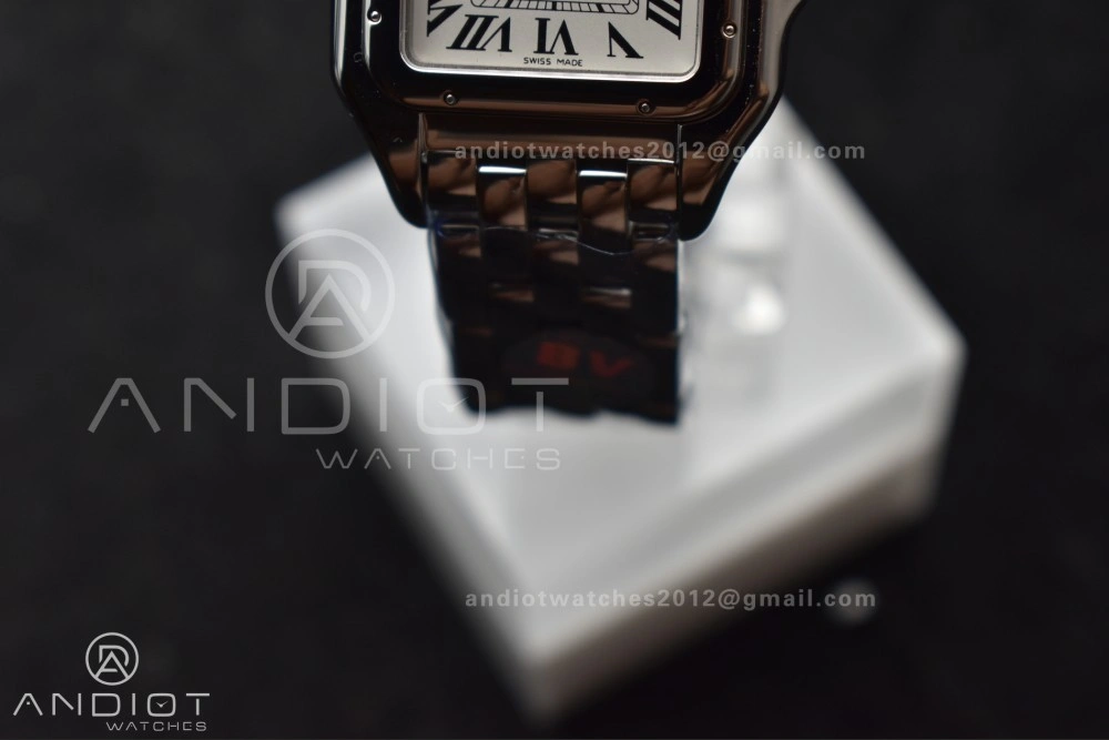 Panthère 27mm BVF 1:1 Best Edition SS White Dial on SS Bracelet Ronda Quartz