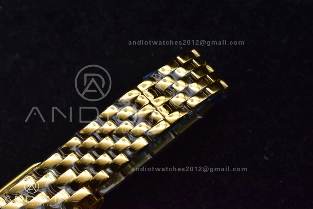 Panthère 27mm BVF 1:1 Best Edition YG White Dial on YG Bracelet Ronda Quartz