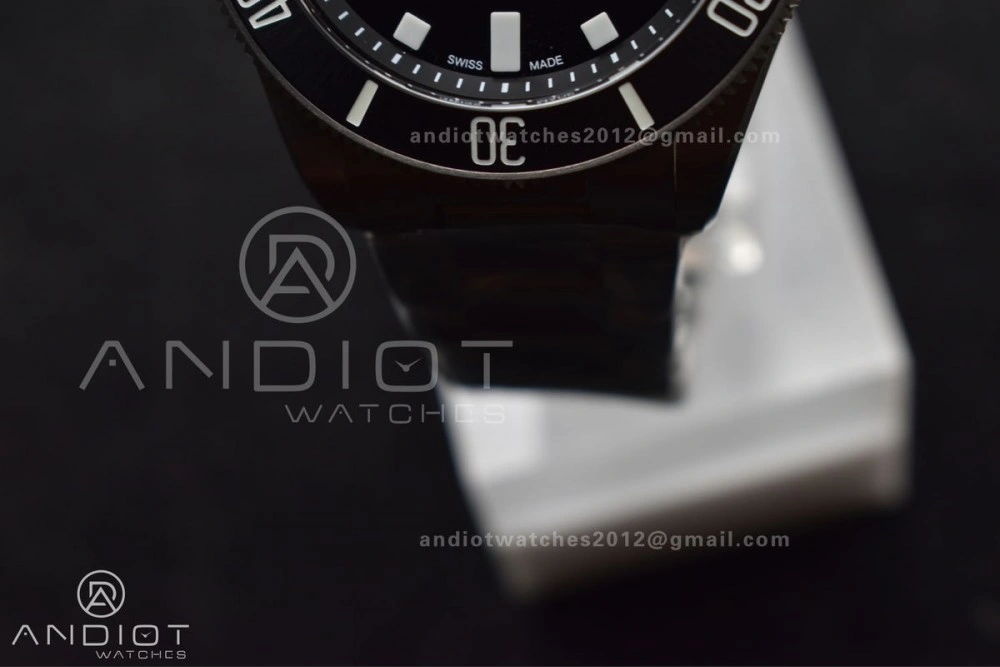 Pelagos 39mm Titanium ZF 1:1 Best Edition Black Dial on Titanium Bracelet A2824