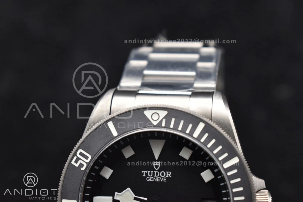 Pelagos Titanium Black Ceramic XF 1:1 Best Edition Black Dial on Titanium Bracelet A2824