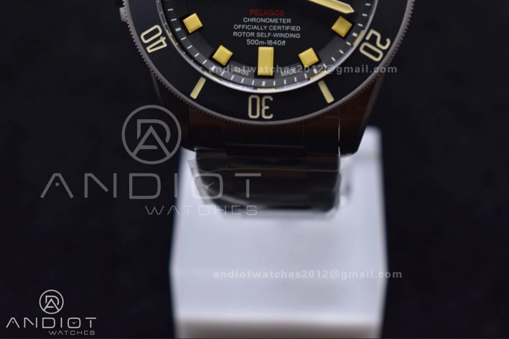 Pelagos Titanium LHD XF 1:1 Best Edition Black Dial on Titanium Bracelet A2824