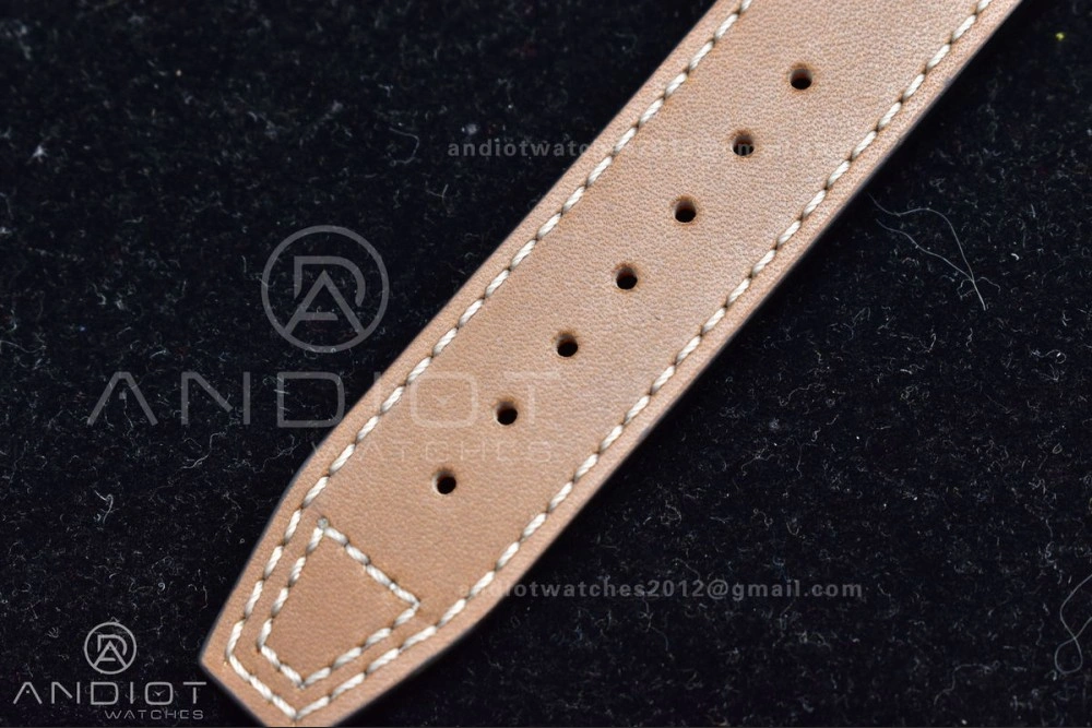 Pilot Chronograph IW377726 ZF 1:1 Best Edition Green Dial on Brown Leather Strap A7750 V2