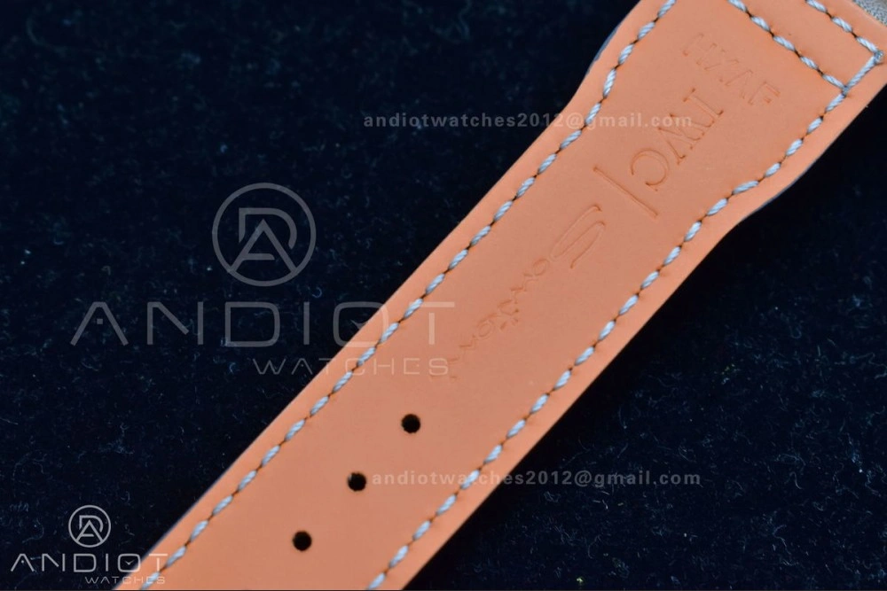 Pilot Chronograph IW377726 ZF 1:1 Best Edition Green Dial on Brown Leather Strap A7750 V2