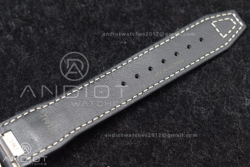 Pilot Mark XX IW328203 ZF 1:1 Best Edition Blue Dial on Dark Blue Leather Strap A32111