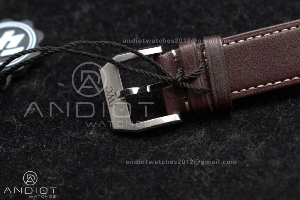 Pilot Mark XX IW328205 ZF 1:1 Best Edition Green Dial on Brown Leather Strap A32111