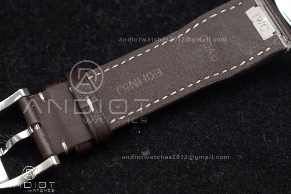 Pilot Mark XX IW328205 ZF 1:1 Best Edition Green Dial on Brown Leather Strap A32111