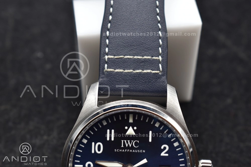 Pilot Mark XX V7F 1:1 Best Edition Blue Dial on Blue Leather Strap A2892