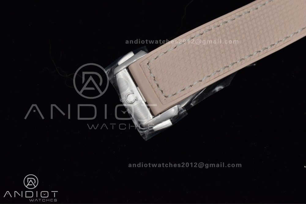 Planet Ocean 43.5mm SS VSF 1:1 Best Edition Brown Bezel Sand Dial on Sand Rubber Strap A8900 Super Clone