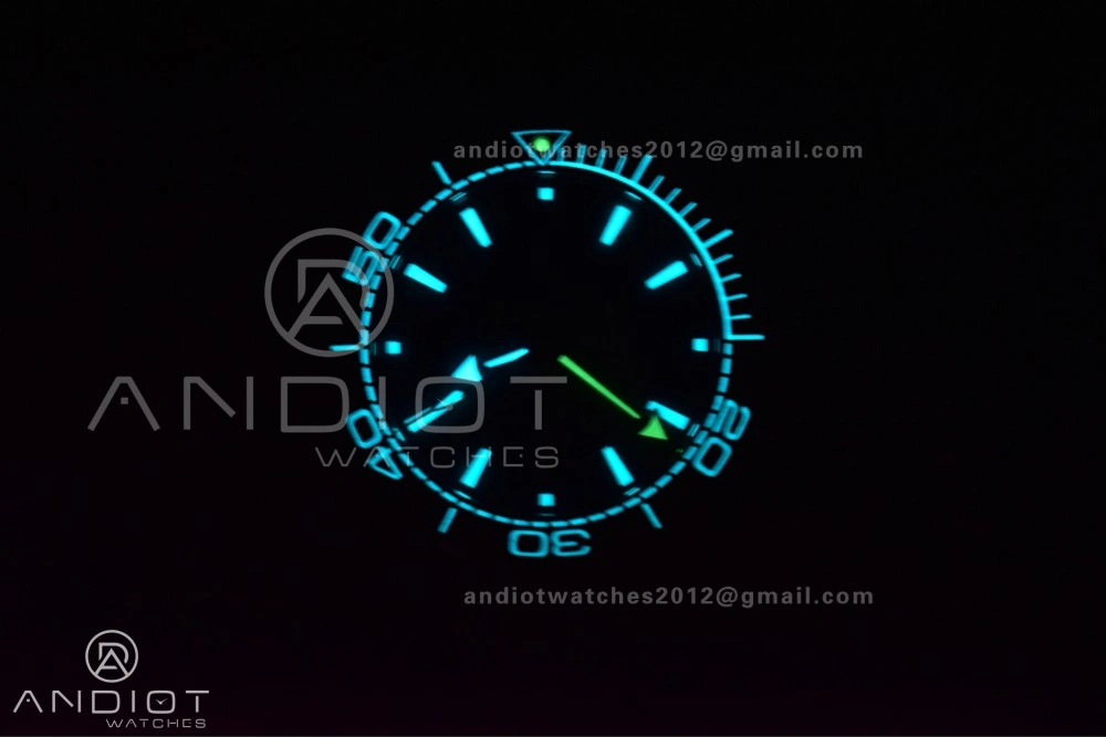 Planet Ocean 43.5mm SS VSF 1:1 Best Edition Brown Bezel Sand Dial on Sand Rubber Strap A8900 Super Clone