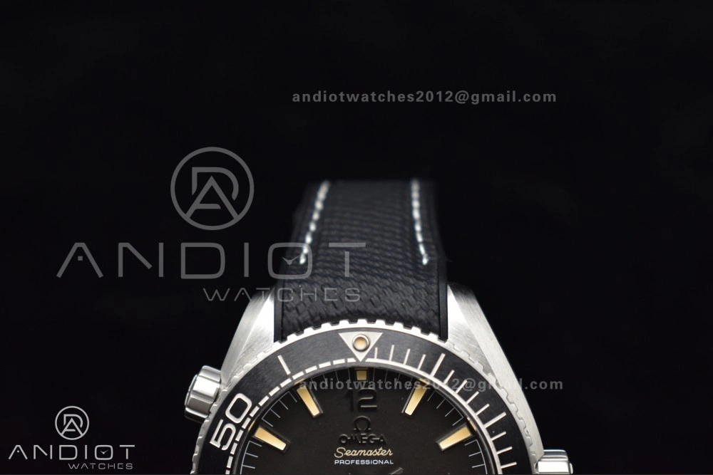 Planet Ocean 43.5mm SS VSF 1:1 Best Edition Gray Bezel Gray Dial on Black Rubber Strap A8900 Super Clone