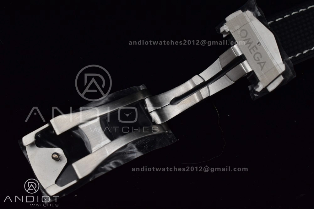 Planet Ocean 43.5mm SS VSF 1:1 Best Edition Gray Bezel Gray Dial on Black Rubber Strap A8900 Super Clone
