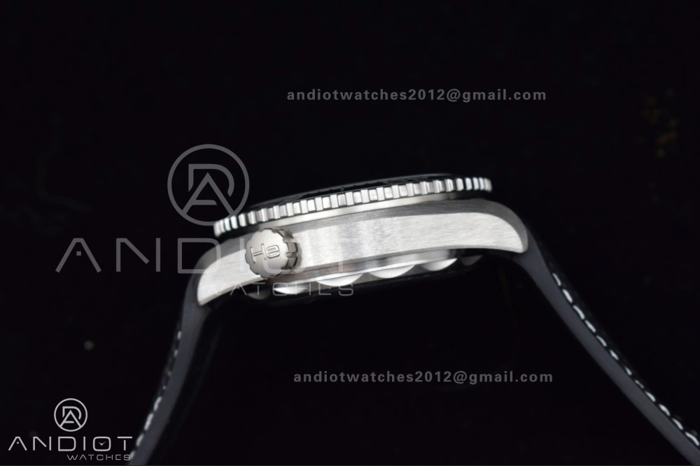 Planet Ocean 43.5mm SS VSF 1:1 Best Edition Gray Bezel Gray Dial on Black Rubber Strap A8900 Super Clone