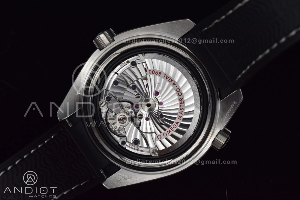 Planet Ocean 43.5mm SS VSF 1:1 Best Edition Gray Bezel Gray Dial on Black Rubber Strap A8900 Super Clone