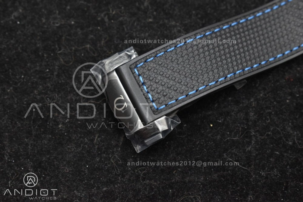 Planet Ocean 45.5mm Deep Black Blue Real Ceramic VSF 1:1 Best Edition on Black Nylon Strap A8906 Super Clone