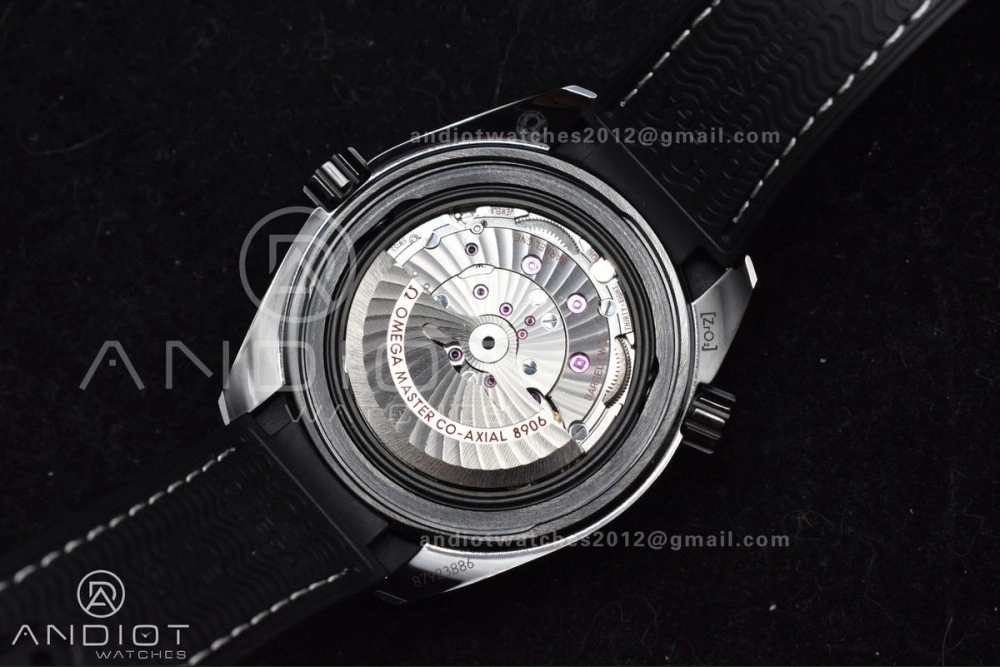 Planet Ocean 45.5mm Deep Black Real Ceramic VSF 1:1 Best Edition on Black Nylon Strap A8906 Super Clone