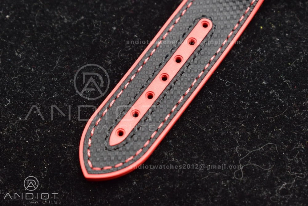 Planet Ocean 45.5mm Deep Black red Real Ceramic VSF 1:1 Best Edition on Black Nylon Strap A8906 Super Clone