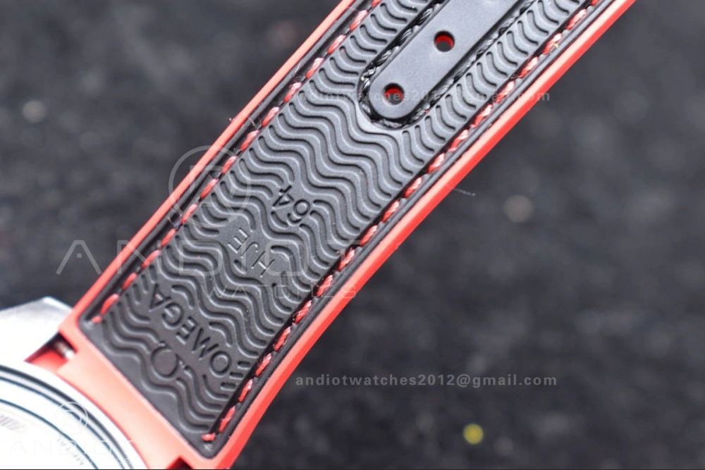 Planet Ocean 45.5mm Deep Black red Real Ceramic VSF 1:1 Best Edition on Black Nylon Strap A8906 Super Clone