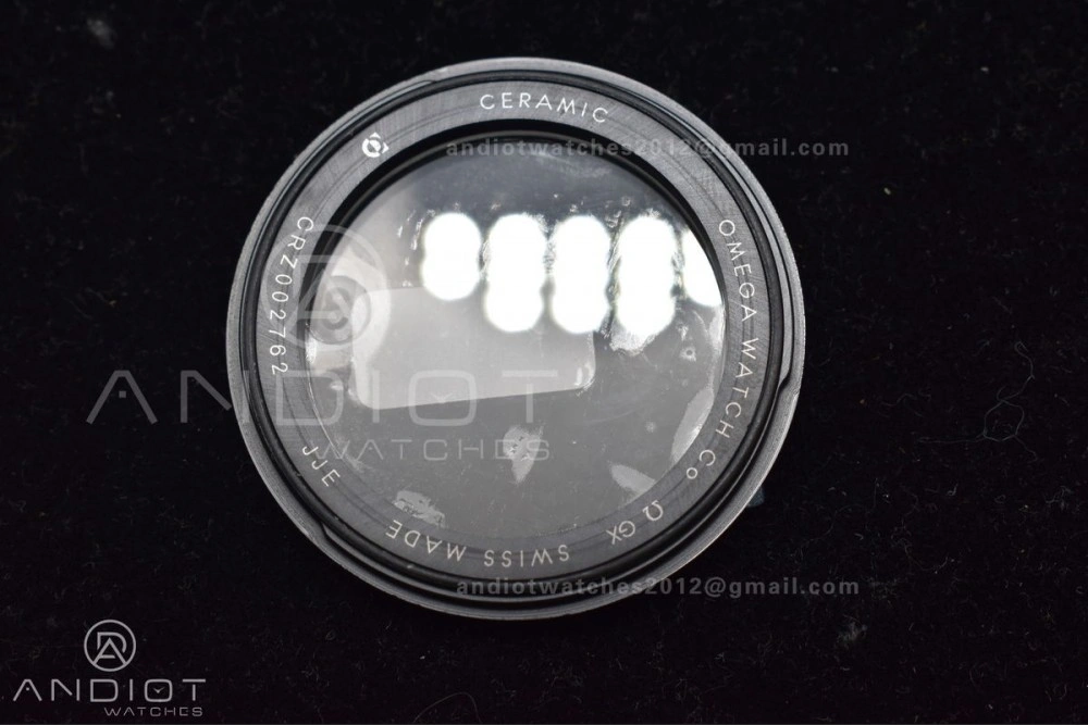 Planet Ocean 45.5mm Deep Black red Real Ceramic VSF 1:1 Best Edition on Black Nylon Strap A8906 Super Clone
