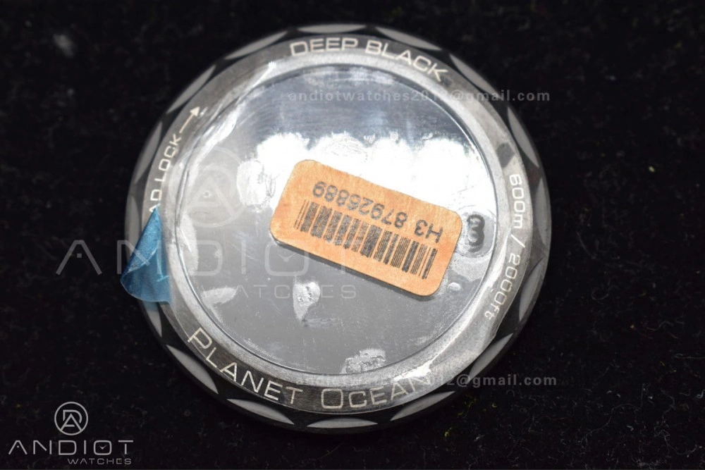 Planet Ocean 45.5mm Deep Black red Real Ceramic VSF 1:1 Best Edition on Black Nylon Strap A8906 Super Clone