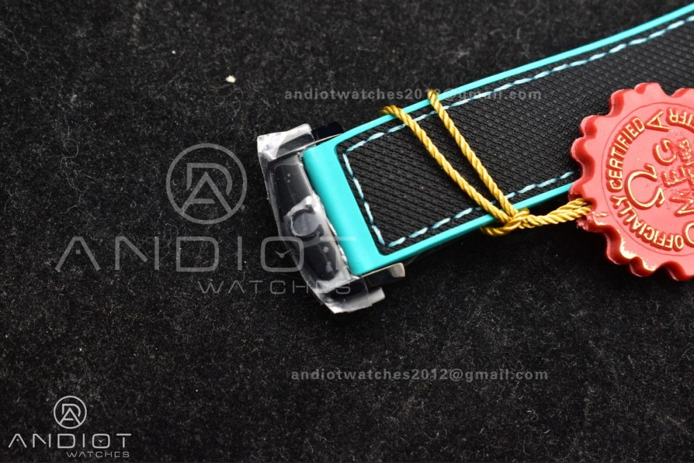 Planet Ocean Master Chrono Deep Black Ceramic M+SF 1:1 Best Edition Black Dial on Black Rubber Strap A9900