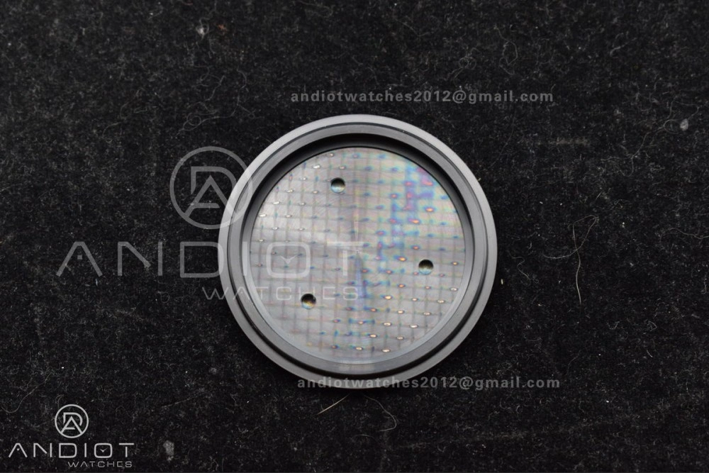 Planet Ocean Master Chrono Deep Black Ceramic M+SF 1:1 Best Edition Black Dial on Blue Rubber Strap A9900