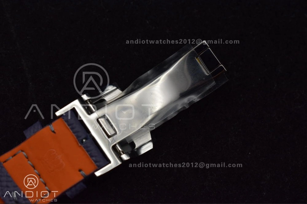 Portugieser Automatic 42mm SS APSF 1:1 Best Edition Ice Blue Dial on Purple Leather Strap A52011