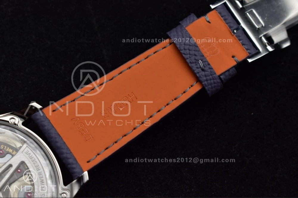 Portugieser Automatic 42mm SS APSF 1:1 Best Edition Ice Blue Dial on Purple Leather Strap A52011