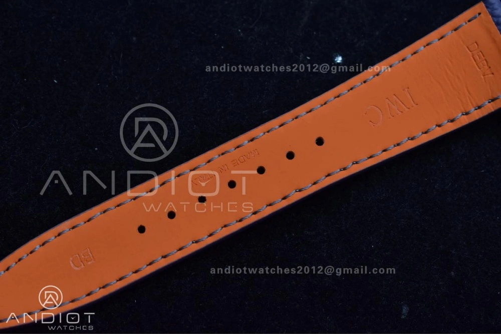 Portugieser Automatic 42mm SS APSF 1:1 Best Edition Ice Blue Dial on Purple Leather Strap A52011