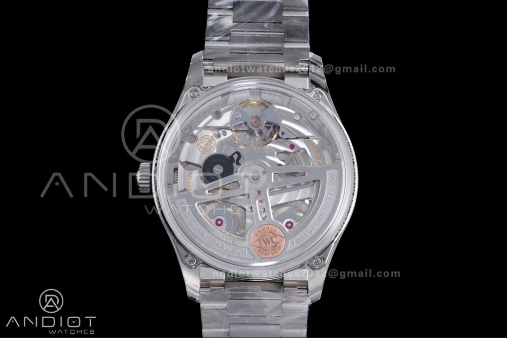 Portugieser Automatic 42mm SS APSF 1:1 Best Edition Ice Blue Dial on SS Bracelet A52010