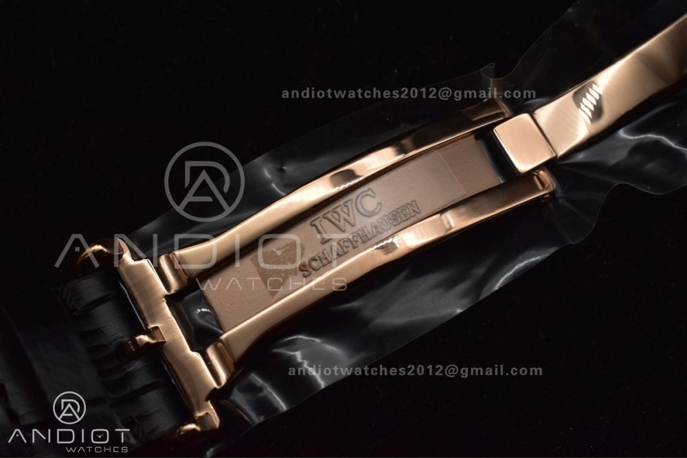 Portugieser Perpetual Calendar RG 5033 APSF 1:1 Best Edition White Dial on Black Leather Strap A52610 Clone