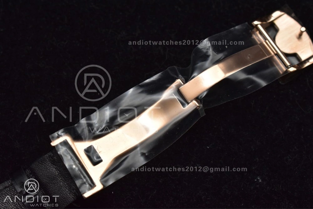 Portugieser Perpetual Calendar RG 5033 APSF 1:1 Best Edition White Dial on Black Leather Strap A52610 Clone