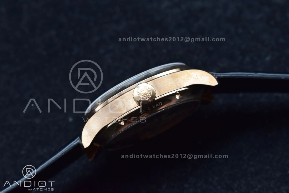 Portugieser Perpetual Calendar RG 5033 APSF 1:1 Best Edition White Dial on Black Leather Strap A52610 Clone