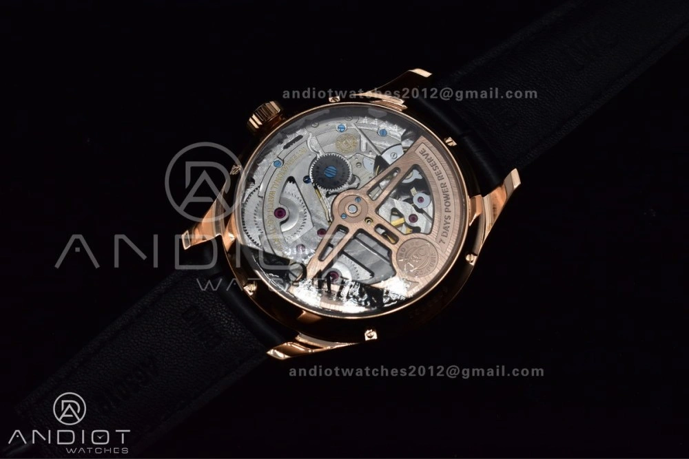 Portugieser Perpetual Calendar RG 5033 APSF 1:1 Best Edition White Dial on Black Leather Strap A52610 Clone