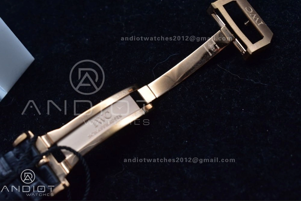 Portuguese Chrono IW371482 ZF 1:1 Best Edition on Black Leather Strap A7750 (Same Thickness as Genuine)