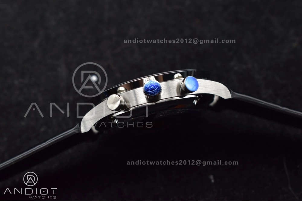 Portuguese Chrono IW3716 ZF 1:1 Best Edition Red Dial on Black Leather Strap A7750