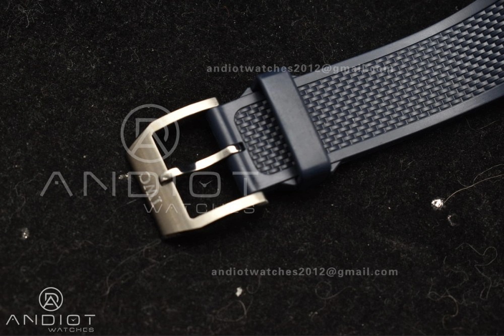 Portuguese Chrono IW3716 Z+F 1:1 Best Edition White Blue Dial on Blue Rubber Strap A69355