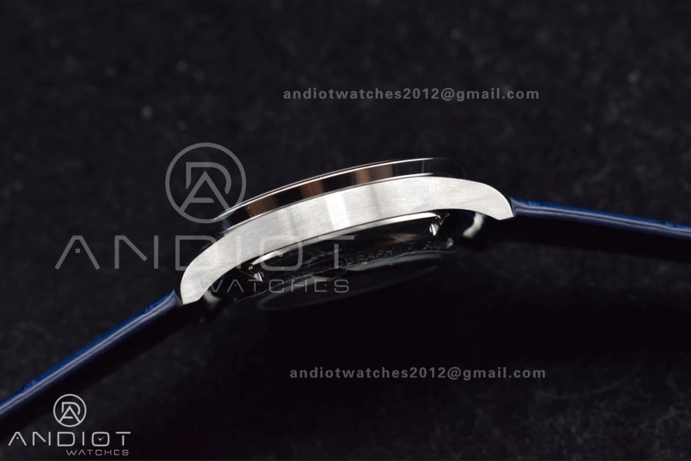 Portuguese Chrono IW371620 ZF 1:1 Best Edition White Blue Dial on Blue Leather Strap A69355