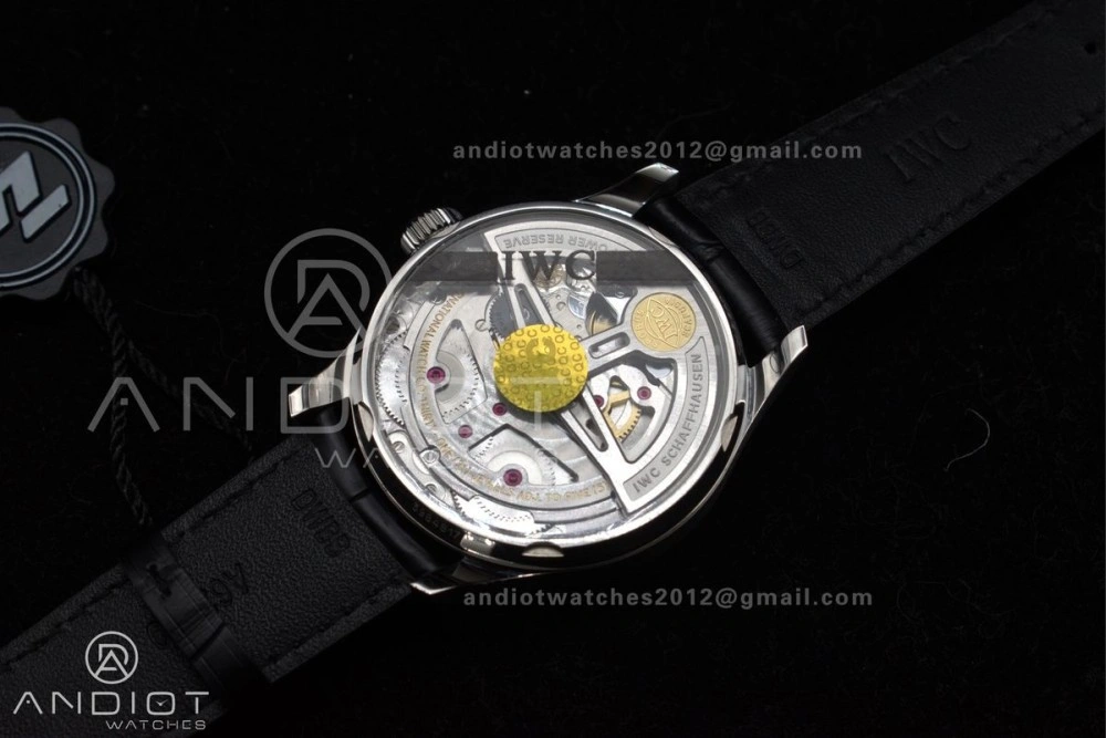 Portuguese Real PR IW500714 ZF 1:1 Best Edition Red Dial on Black Leather Strap A52010 V4