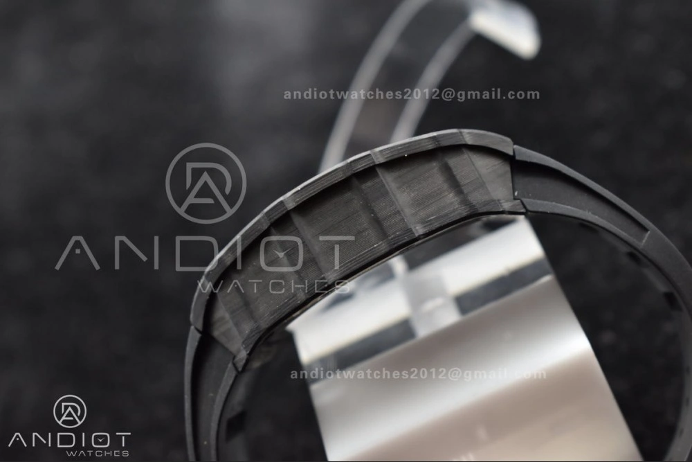 RM035-02 KUF Best Edition Skeleton Dial Red on Black Rubber Strap MIYOTA8215