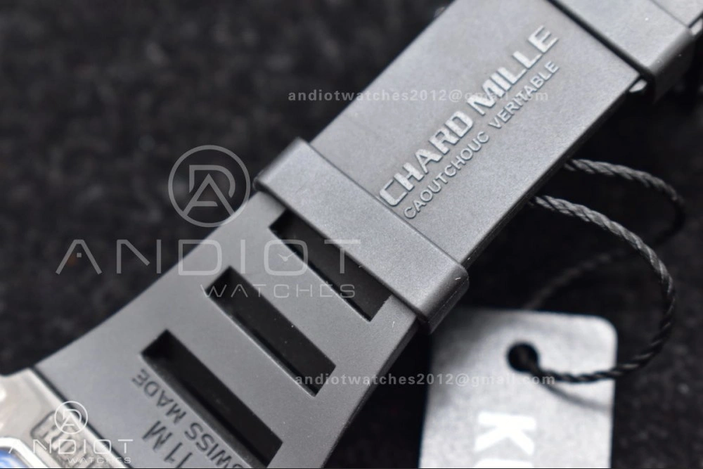 RM035-02 KUF Best Edition Skeleton Dial Red on Black Rubber Strap MIYOTA8215