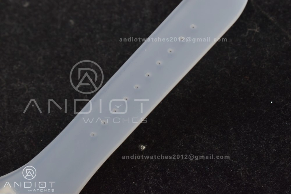 RM56-02 Transparent Tourbillon RMF Best Edition Skeleton Blue Dial on Transparent Rubber Strap