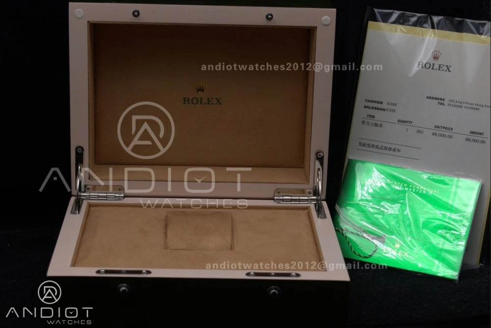 Rolex Wood Green Top End Box