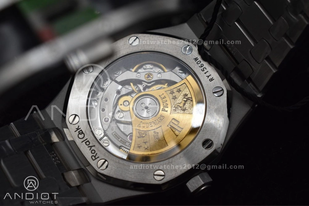 Royal Oak 37mm 15450 SS ZF 1:1 Best Edition Blue Textured Dial on SS Bracelet SA3120 Super Clone