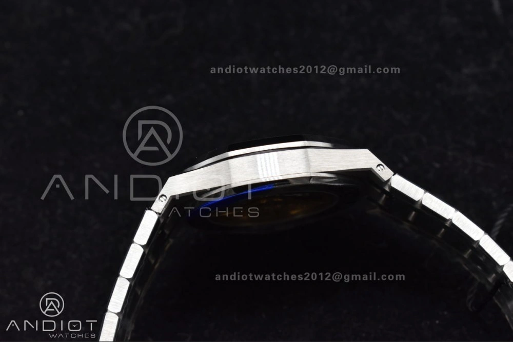 Royal Oak 37mm 15450 SS ZF 1:1 Best Edition Gray Textured Dial on SS Bracelet SA3120 Super Clone