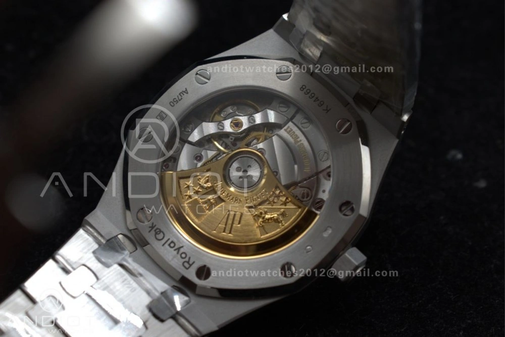 Royal Oak 37mm 15454 Frosted SS APSF 1:1 Best Edition Blue Textured Dial On SS Bracelet SA3120 Super Clone