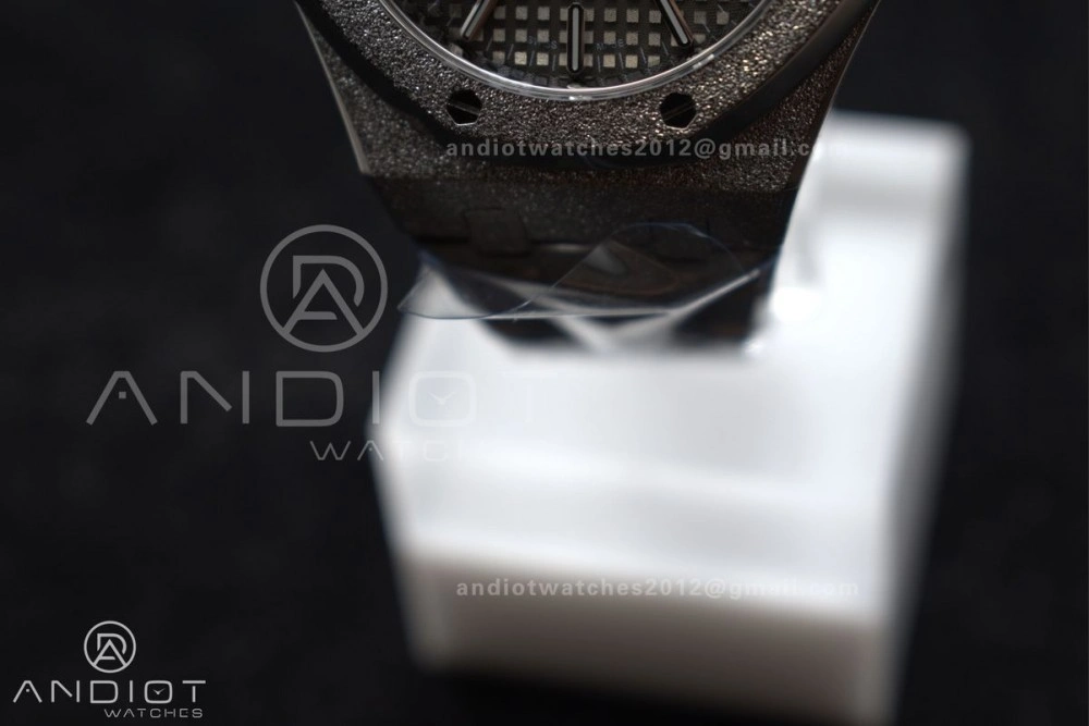 Royal Oak 37mm 15454 Frosted SS APSF 1:1 Best Edition Grey Textured Dial on SS Bracelet SA3120 Super Clone